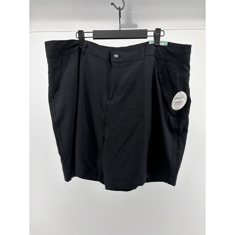 Magellan Outdoor Women Black Shorts, Classic Fit, NWT, UPF 20, Women's Sz 1X
